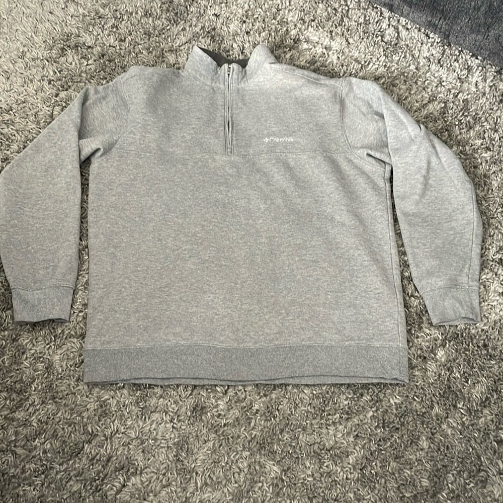 Gray Columbia Quarter-Zip, Men’s L